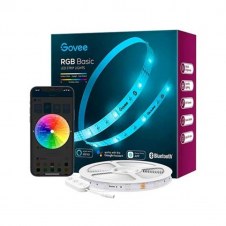 Tira led govee rgb smart wifi+bt h615a 5m - modo musica - control por voz