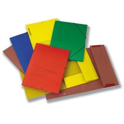 FABRISA Carpeta gomas y 3 solapas Classic folio verde
