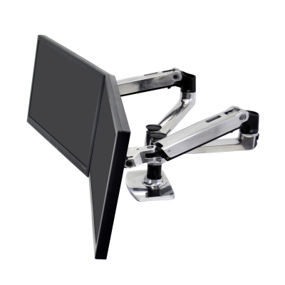 LX Series 45-245-026 soporte para monitor 68,6 cm (27) Plata Escritorio
