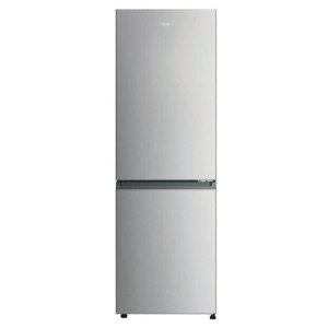 Frigorífico combi Haier HDPR3618DNPK, 185 x 59.5 x 66.7 cm, No Frost, clase D, 216 kWh/año, 35 dB, 355 litros, Fresh 0°C, reversible, inox
