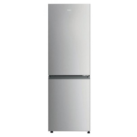 Frigorífico combi Haier HDPR3618DNPK, 185 x 59.5 x 66.7 cm, No Frost, clase D, 216 kWh/año, 35 dB, 355 litros, Fresh 0°C, reversible, inox