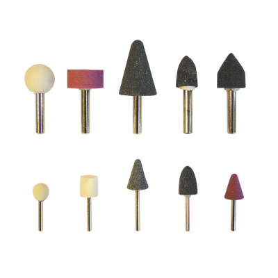 Blister 10 piedras montadas vastago 3 y 6 mm