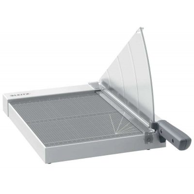 Leitz Precision Home A4 Guillotina de Papel A4 - Corta hasta 8 Hojas - Cuchilla de Acero Inoxidable Templado - Compacta y Ligera - Color Gris Antracita