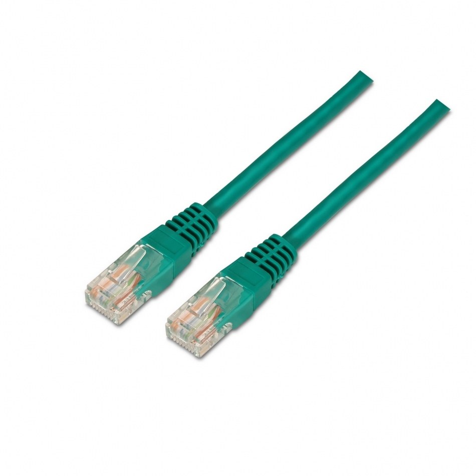 Aisens Cable De Red Rj45 Cat.5E Utp Awg24 Verde 0,5M