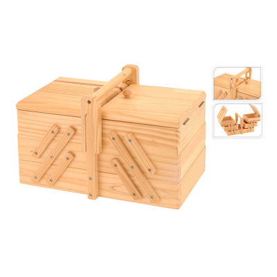 Costurero madera de pino, 30x17,5x19cm, 784610430, excellent houseware
