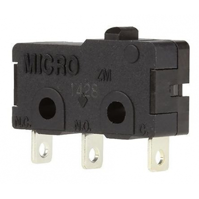 Microrruptor sin Palanca 10A/250Vac 1 cto. ON-ON