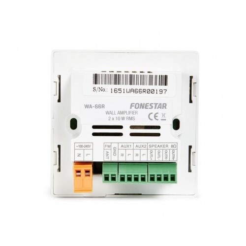 Amplificador de pared BT/USB/MicroSD/FM