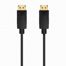 AISENS Cable DISPLAYPORT V1.2 CCS 4K@60Hz, DP/M-DP/M, Negro, 1.0m