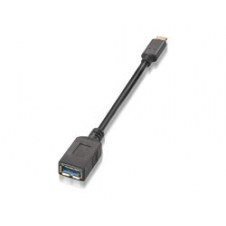 Cable Aisens Usb-c/m A Usb-a/h 15cm Negro
