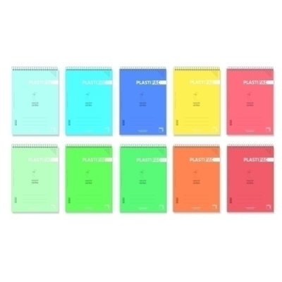 BLOCK PACSA PLASTIPAC ZURDOS PP Fº 80h C - Pack de 5 unidades 16561 - Colores no elegibles