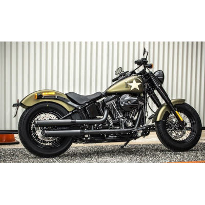 Doble silenciador Slip-On 3,5 para Softails RINEHART RACING 500-1211