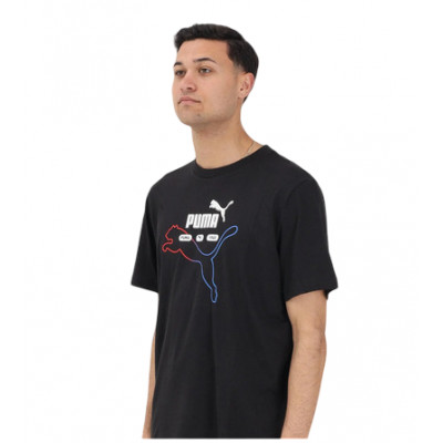 Camiseta PUMA ESS LOGO LAB SUMMER TEE SS26 692031 01 Negro