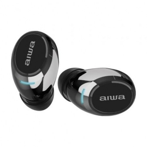Auriculares Bluetooth Aiwa EBTW-850 con estuche de carga/ Autonomía 6h/ Negros