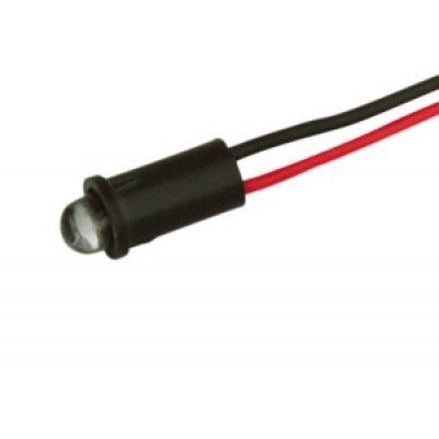 Piloto LED 5mm 12V Intermitente Rojo