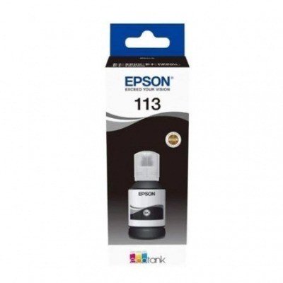 Epson 113 Negro Botella de Tinta Pigmentada Original - C13T06B140
