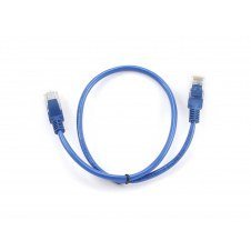 Gembird PP12-0.5M/B Latiguillo de red rj45 cat5e 0.5m azul