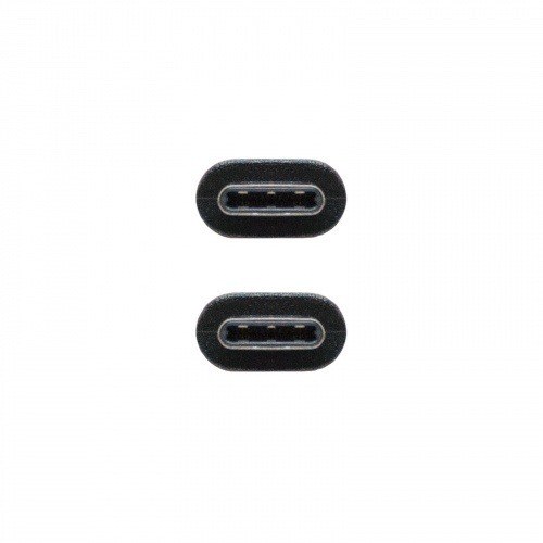 Nanocable USB 3.1, 1m cable USB 3.2 Gen 2 (3.1 Gen 2) USB C Negro