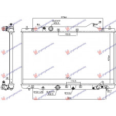 RADIATOR DIESEL MANUAL 2.2 (747x423) (NRF)