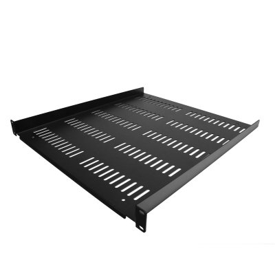 Estante Ventilado 1U para Armario Rack de Servidores - Bandeja Universal Voladiza para Montaje en Rack de 19 - Capacidad de 25kg - de 20 de Profundidad