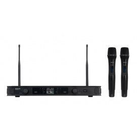 Micrófono inalámbrico doble de mano UHF ID Pilot y Diversity Fonestar SONAIR-PRO-2M