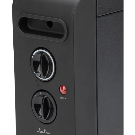 Convector Jata JCRC2215, 2.000 W, 3 potencias, termostato regulable, negro - imagen 4