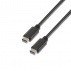 Aisens Cable Usb 2.0 3A Tipo Usb-C/M-Usb-C/M Negro 2M