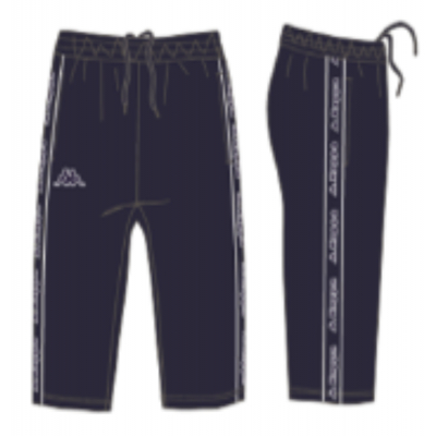 Pantalón corto KAPPA LOGO TAPE DENIL 311556W A00 Negro