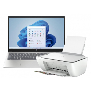 Pack ordenador portátil HP 15-FD0342NS, Intel Core i3-N305, 8GB RAM, 256GB SSD, pantalla 15.6