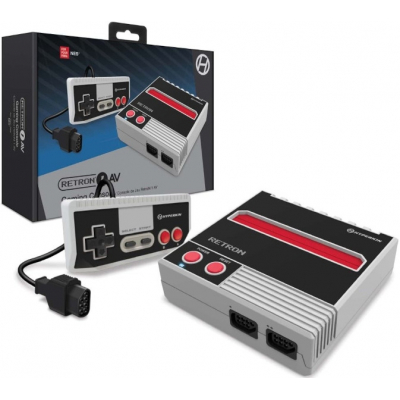 Consola Retro Hyperkin Retron 1 AV - Gris | Compatible NES | Incluye 1 Mando | Conexión AV