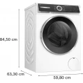 Lavadora Bosch WGH244A0ES, 9 kg, 1400 rpm, clase A, blanco - imagen 6