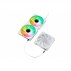 Ventilador Arclight 2.0 Argb Kit 3 En 1 White