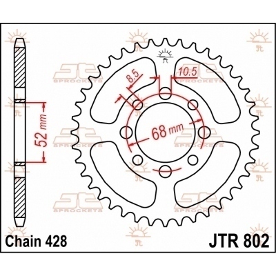 Corona JT SPROCKETS JTR802.48