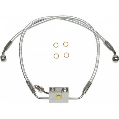 Designer Series DOT Front Lower Brake Line Kit MAGNUM AS37019