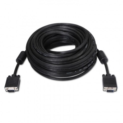 Cable SVGA Macho-Macho HDB15 con Ferrita 20m