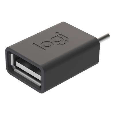 956-000005 cambiador de género para cable USB C USB A Grafito