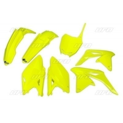 Kit plástica UFO amarillo fluor Suzuki RM-Z250 SUKIT416@DFLU