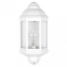 Aplique Exterior Aluminio Shaula 1xe27 Blanco Ip44 36,5x16,5x9,5 Cm
