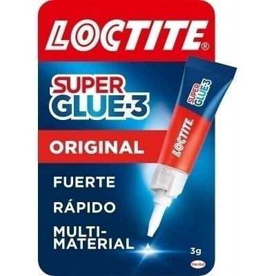 Loctite Super Glue-3 Pegamento Transparente con Pincel - Triple Resistencia - Pegado y Fuerza Instantanea - Facil Uso