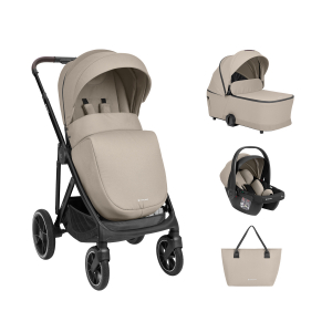 Stroller 3in1 with carrycot Chiara Beige