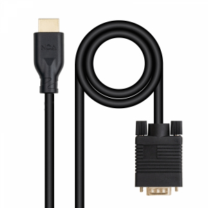Nanocable CABLE CONVERSOR VGA/M A HDMI/M, NEGRO, 1,8M