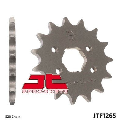 Piñón JT SPROCKETS acero estándar 1265 - Paso 520 JTF1265.15