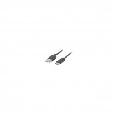 CABLE LANBERG USB TIPO-C 3.1 MACHO A USB TIPO-A 3.1 MACHO CHAPADO EN ORO 1METRO NEGRO CA-USBO-31CU-0010-BK