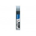 Pilot Recambio de gel borrable para Frixion Ball / Frixion Clicker - Pack de 3 unidades - Punta de bola redonda 0.7mm - Trazo 0.4mm - Color Negro