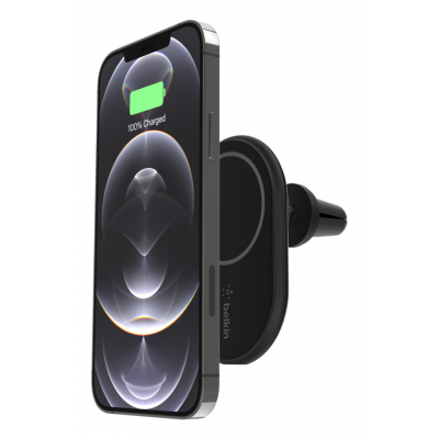 WIC004BTBK cargador de dispositivo móvil Smartphone Negro USB Cargador inalámbrico Auto