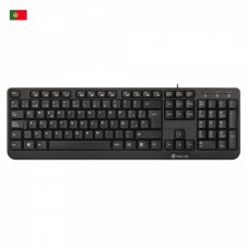 NGS FunkyV3, QWERTY, PT teclado USB Portugués Negro