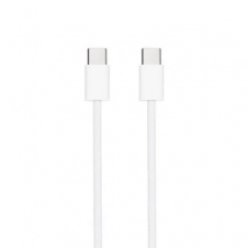 Cable USB 2.0 Tipo-C Nanocable 10.01.6001-CO/ USB Tipo-C Macho - USB Tipo-C Macho/ Hasta 60W/ 480Mbps/ 1m/ Blanco