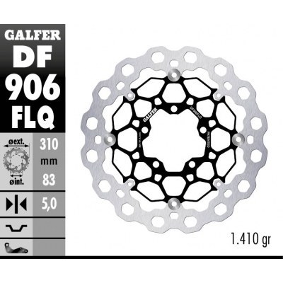 Disco de freno Cubiq GALFER DF906FLQ