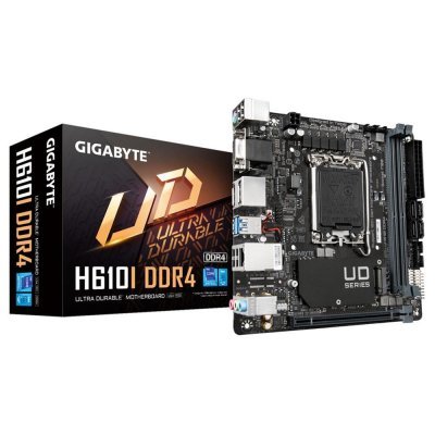Placa base gigabyte h610i ddr4 m - itx - 2x ddr4