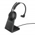 Jabra Evolve2 65 - Ms Mono Headset - With Charging Stand