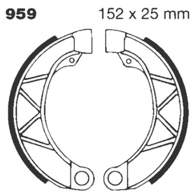 Zapatas de freno estándar EBC 959